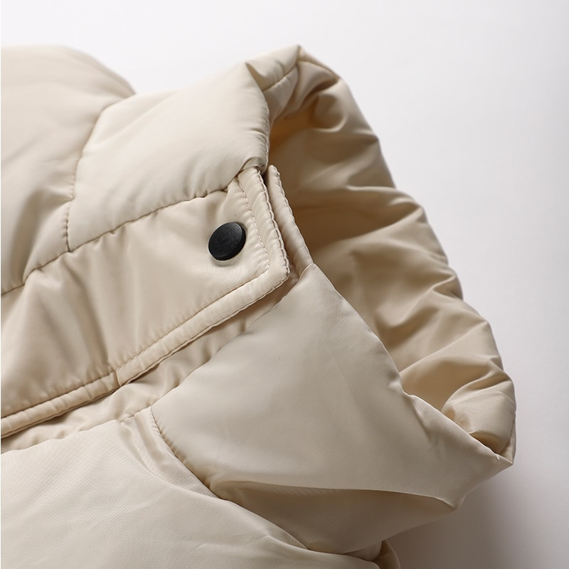 Ženske deblje zimske jakne Jednoredno kopčanje, prsluk bez rukava Topli oversize topovi Patchwork 2021. Ležerni modni ženski kaput