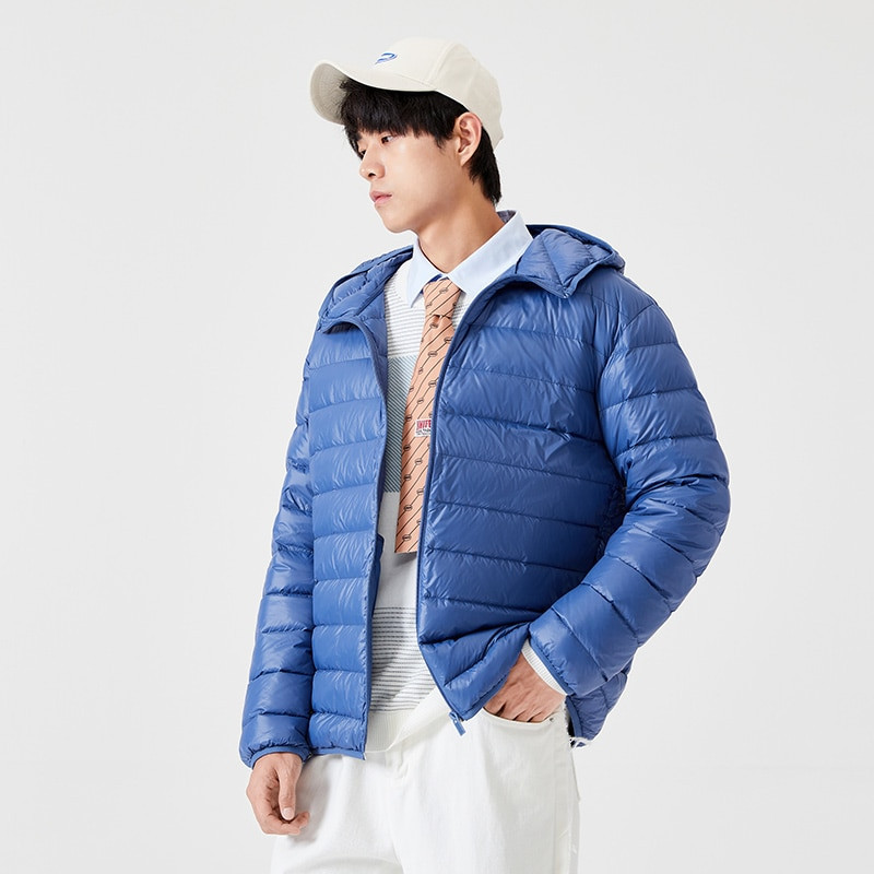 SEMIR viegla dūnu jaka vīriešiem ziemas trīs izturīga jaka ziemas vīriešu 2021. gada jauna dūnu jaka pāra apģērbs
