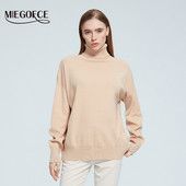 MIEGOFCE 2022 Νέο Φθινοπωρινό Γυναικείο Πουλόβερ Ζεστό Άνετο Πλεκτό Πλεκτό Γυναικείο Μακρυμάνικο Πλεκτό Μπλουζάκι AW100