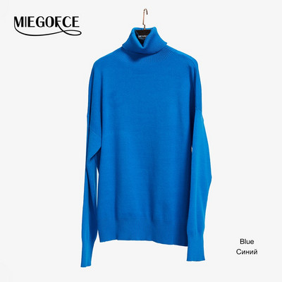 MIEGOFCE 2022 Νέο Φθινοπωρινό Γυναικείο Πουλόβερ Ζεστό Άνετο Πλεκτό Πλεκτό Γυναικείο Μακρυμάνικο Πλεκτό Μπλουζάκι AW100