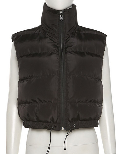 Joskaa sieviešu brīvā laika vienkāršā kokvilnas veste, vienkrāsaina rāvējslēdzēja savilkšanas aukla, brīva bezpiedurkņu rudens ziemas tvertne, 2021, jauns