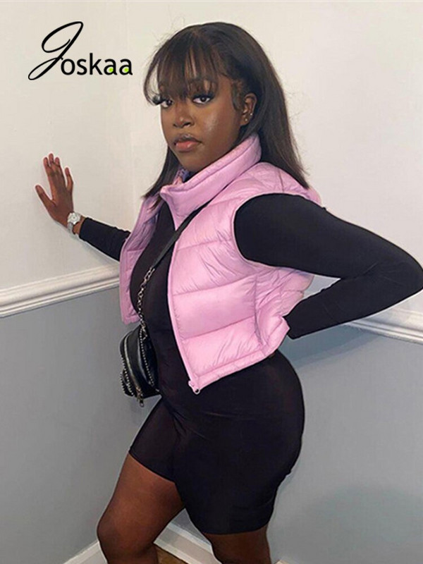 Joskaa sieviešu brīvā laika vienkāršā kokvilnas veste, vienkrāsaina rāvējslēdzēja savilkšanas aukla, brīva bezpiedurkņu rudens ziemas tvertne, 2021, jauns