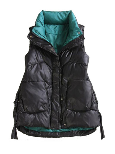 Sieviešu Eiropas dūnu kokvilnas veste 2021. gada rudens ziemas kokvilnas sieviešu virsdrēbes Ikdienas veste Rudens mētelis Plāns mētelis