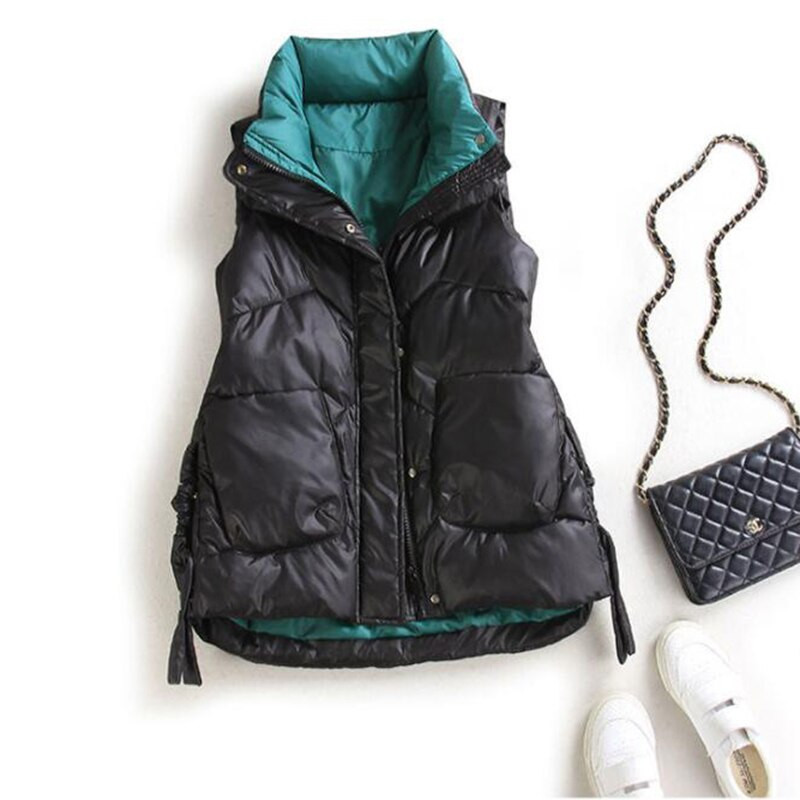 Sieviešu Eiropas dūnu kokvilnas veste 2021. gada rudens ziemas kokvilnas sieviešu virsdrēbes Ikdienas veste Rudens mētelis Plāns mētelis