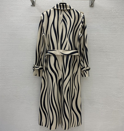 Luksuzni ženski kaputi od zmijske kože sa zebrastim uzorkom, dizajneri gornje odjeće poznatih međunarodnih marki Visokokvalitetni modni kaputi