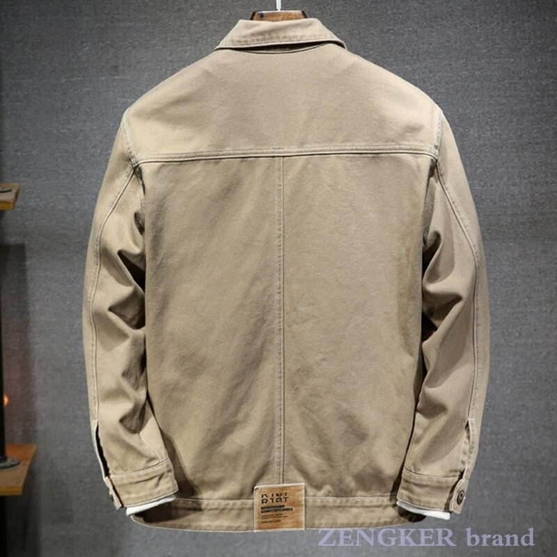 Jesenski kaput muške široke pamučne majice veće veličine muške jakne haljine plima 7XL 8XL muška odjeća prevelika jakna