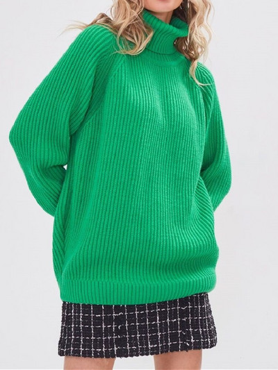 Sarkani sieviešu džemperi ar garām piedurknēm, ikdienišķi džemperi ar brīvu apkakli, trikotāžas džemperi, 2022. gada sieviešu rudens ziemas, somi, silti džemperi