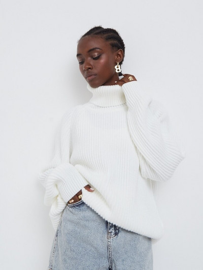 Sarkani sieviešu džemperi ar garām piedurknēm, ikdienišķi džemperi ar brīvu apkakli, trikotāžas džemperi, 2022. gada sieviešu rudens ziemas, somi, silti džemperi