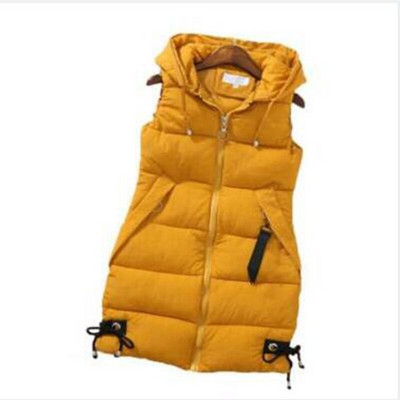 Γυναικείο γιλέκο Brieuces Χειμερινό τζάκετ Παλτό με κουκούλα Ζεστό καθημερινό βαμβακερό γιλέκο Γυναικείο λεπτό αμάνικο γιλέκο