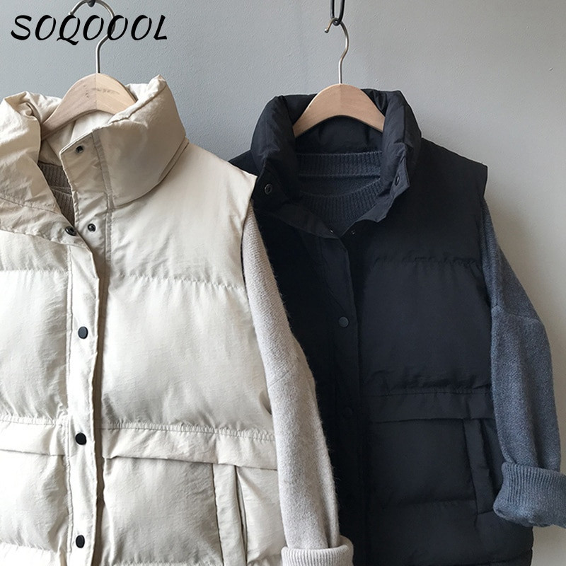 Sieviešu cieta vaļīga veste ar kokvilnas polsterējumu