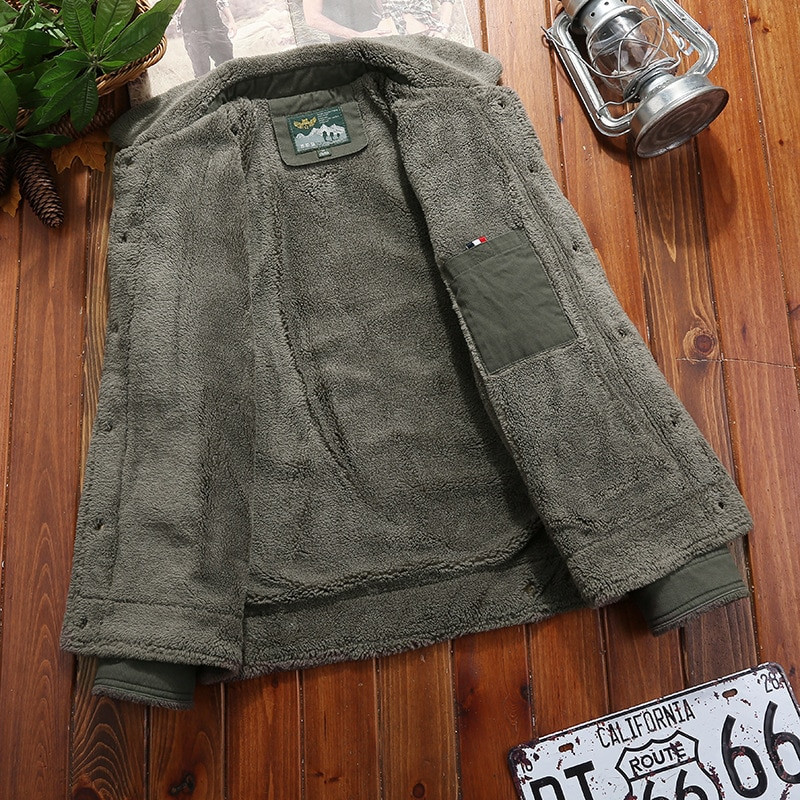 Muška pamučna zimska odjeća na preklop Topla debela donja jakna Debela donja jakna za mlade Debela ležerna muška odjeća s pamučnom postavom