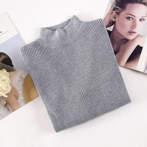Jesen i zima Ženski džemperi Modni lažni dolčeviti Kompjuterski pleteni jednobojni ženski džemperi Tanki ležerni ženski džemperi