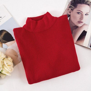 Jesen i zima Ženski džemperi Modni lažni dolčeviti Kompjuterski pleteni jednobojni ženski džemperi Tanki ležerni ženski džemperi
