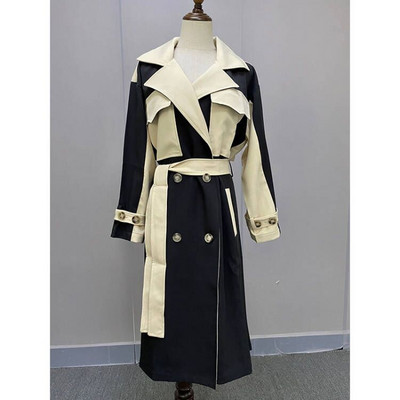 Dvoredni korejski dizajn Trenč kaputi u vojnom stilu Topli dugi jesenski kaputi s vjetrovkama