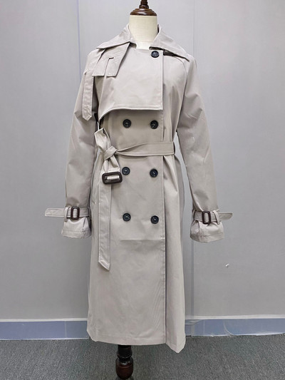 Dvoredni korejski dizajn Trenč kaputi u vojnom stilu Topli dugi jesenski kaputi s vjetrovkama