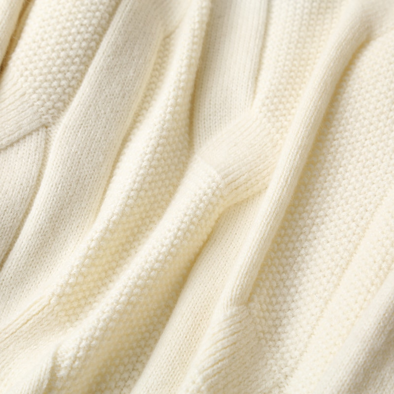 Maxdutti Zimski džemperi Ženski modni puloveri za uredske dame u Engleskoj Vintage Ženski široki džemperi s dolčevitom