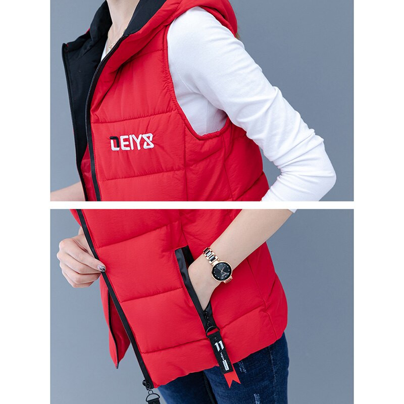 Punji pamučni prsluk Ženska kratka jakna Gornja odjeća Jesen Zima 2022. Novi modni prsluk za sve vrste Ženski prsluci