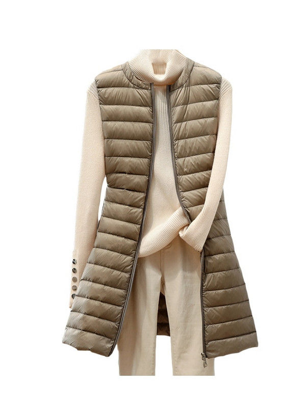 NewBang īpaši viegla dūnu veste sieviešu zīmola garās veste sievietēm viegla veste sieviešu dūnu mētelis garas, plānas bez piedurknēm