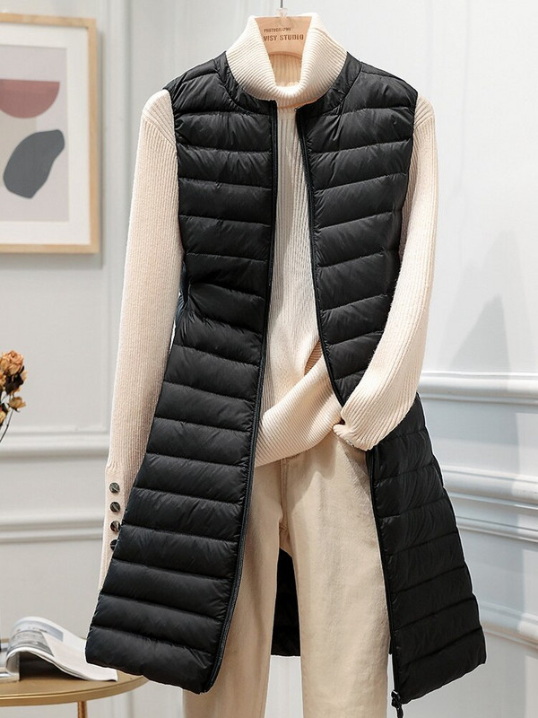 NewBang īpaši viegla dūnu veste sieviešu zīmola garās veste sievietēm viegla veste sieviešu dūnu mētelis garas, plānas bez piedurknēm