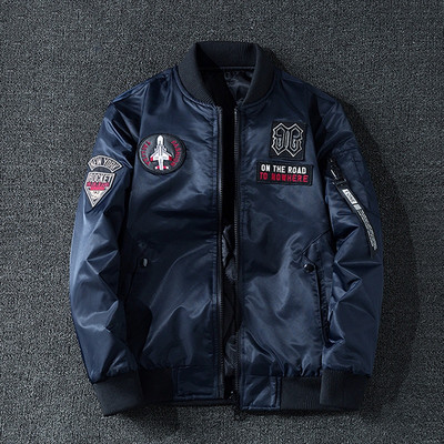 Jauns Vīriešu Bomber Jaka Mētelis Vīriešu Atgriezeniski Izšuvumi Lielizmēra 7XL Ikdienas Pilot Jaka Streetwear Vīriešu zīmola apģērbi AYB3