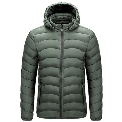 Vīriešu 2022. gada ziemas zīmols, silta, ūdensnecaurlaidīga biezjaka, parka mētelis vīriešiem, jauna rudens vēja necaurlaidīga cepure, noņemama plānā parka jaka vīriešiem