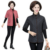 Sredovječni prsluk Kaput Ženske jakne Proljeće Jesen Tanka vanjska odjeća Kaput kratkih rukava Prsluci Pamučno podstavljena jakna Prsluk ženski