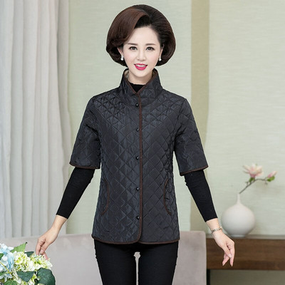 Sredovječni prsluk Kaput Ženske jakne Proljeće Jesen Tanka vanjska odjeća Kaput kratkih rukava Prsluci Pamučno podstavljena jakna Prsluk ženski