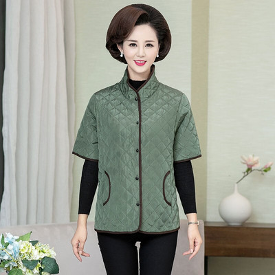 Sredovječni prsluk Kaput Ženske jakne Proljeće Jesen Tanka vanjska odjeća Kaput kratkih rukava Prsluci Pamučno podstavljena jakna Prsluk ženski