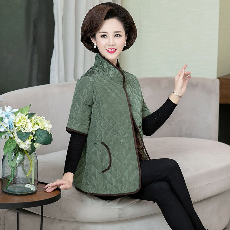 Sredovječni prsluk Kaput Ženske jakne Proljeće Jesen Tanka vanjska odjeća Kaput kratkih rukava Prsluci Pamučno podstavljena jakna Prsluk ženski