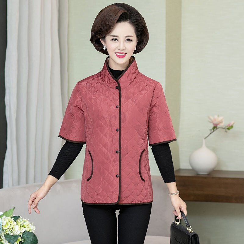 Sredovječni prsluk Kaput Ženske jakne Proljeće Jesen Tanka vanjska odjeća Kaput kratkih rukava Prsluci Pamučno podstavljena jakna Prsluk ženski