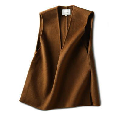 Vestes Sieviešu Rudens Virsdrēbes Moderns Vintage Solid V-veida kakla izgriezums Vienkāršs Ulzzang Street Style Universāls mājīgs dizains ikdienas jaunākā dāma