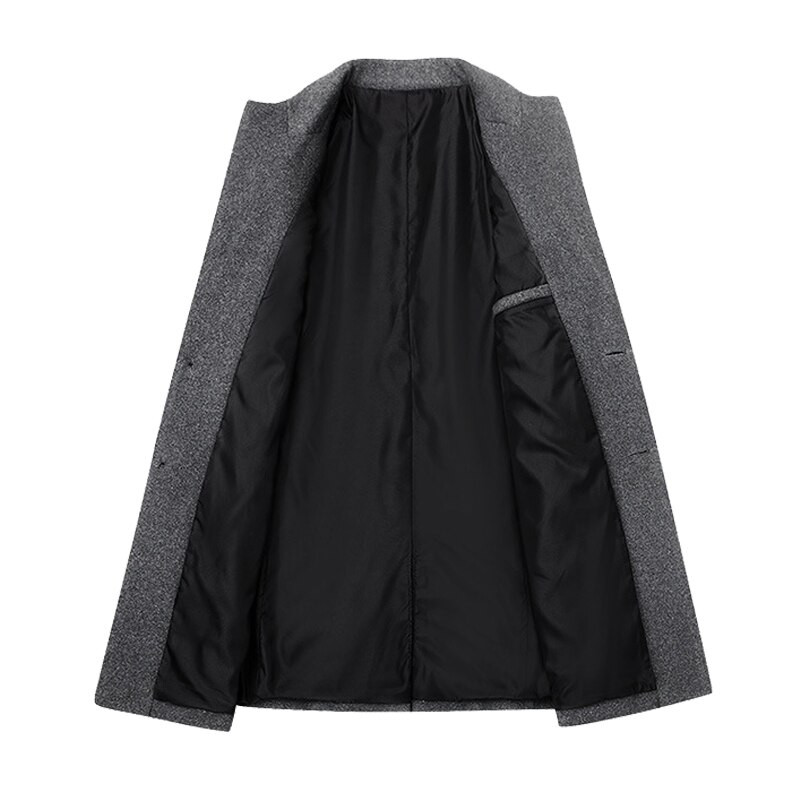 Grandwish meeste villane jakk, paks mantlid, vabaaja õhukesed riided, kaelarihmaga, moodne meeste mantel, meeste brändirõivad SA624