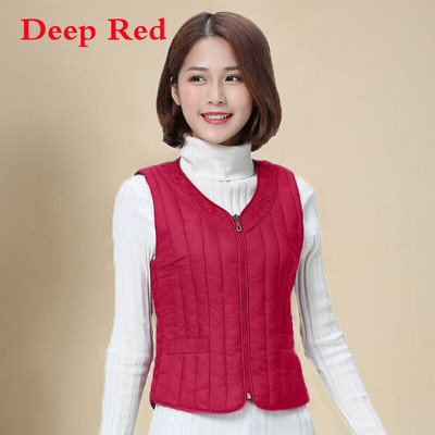 Sieviešu veste bez piedurknēm ziemas silta lielizmēra 4XL dūnu kokvilnas polsterēta jaka villus Sieviešu Veats Slim fit Veste bez piedurknēm