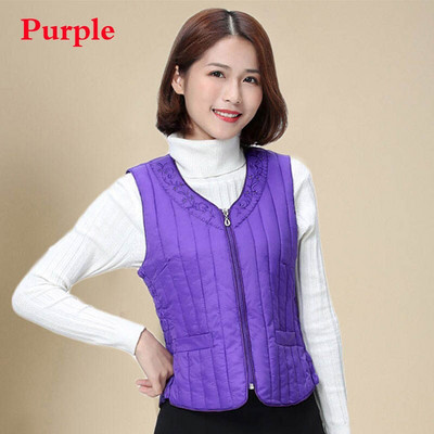 Sieviešu veste bez piedurknēm ziemas silta lielizmēra 4XL dūnu kokvilnas polsterēta jaka villus Sieviešu Veats Slim fit Veste bez piedurknēm