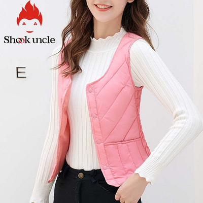 Sieviešu veste bez piedurknēm ziemas silta lielizmēra 4XL dūnu kokvilnas polsterēta jaka villus Sieviešu Veats Slim fit Veste bez piedurknēm