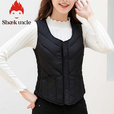 Sieviešu veste bez piedurknēm ziemas silta lielizmēra 4XL dūnu kokvilnas polsterēta jaka villus Sieviešu Veats Slim fit Veste bez piedurknēm