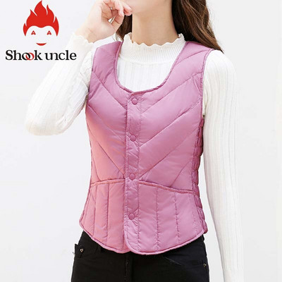 Sieviešu veste bez piedurknēm ziemas silta lielizmēra 4XL dūnu kokvilnas polsterēta jaka villus Sieviešu Veats Slim fit Veste bez piedurknēm