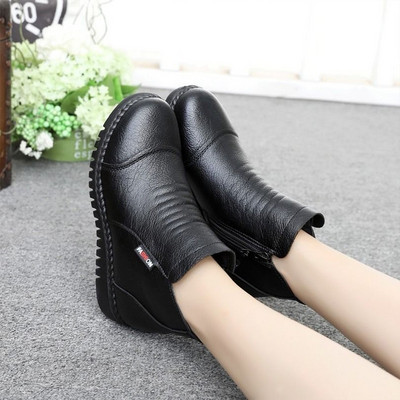 2021 Fashion Vintage μποτάκια για γυναίκες βελούδινα ζεστά παπούτσια Γυναικείες δερμάτινες μπότες Γυναικεία δερμάτινα αθλητικά παπούτσια ελεύθερου χρόνου