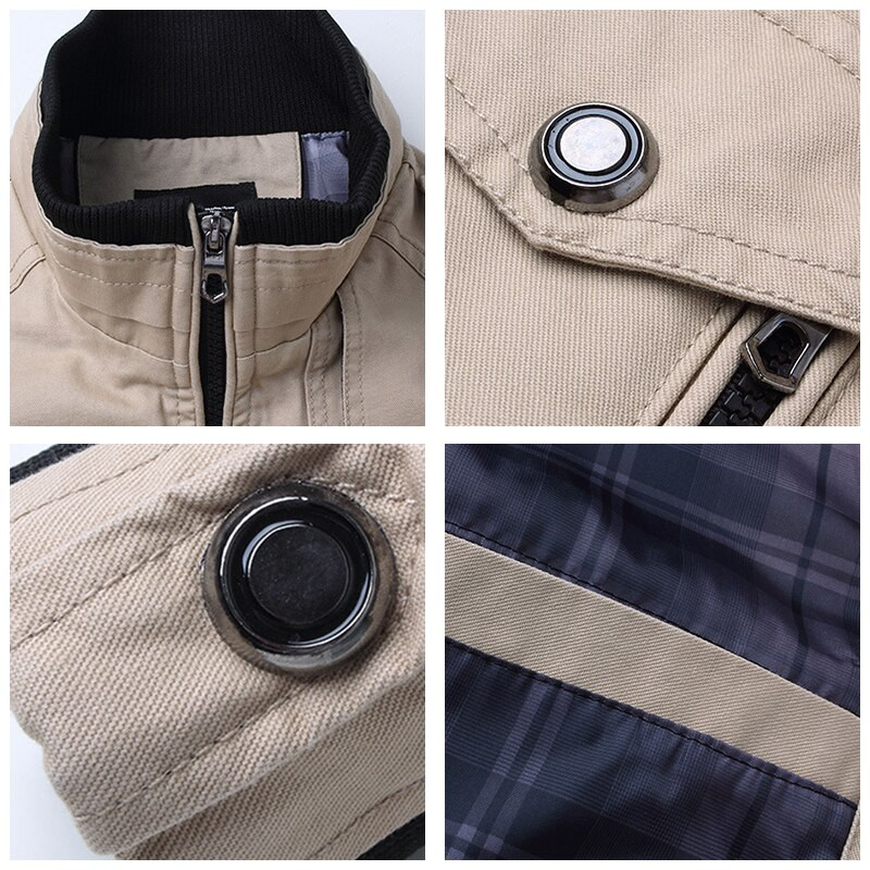 Vojna muška bombaška jakna od čistog pamuka, ulična odjeća, pilotska letna odjeća, vojna vjetrovka, teretni letački kaput, proljeće/jesen 2022.