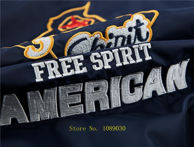 Hip hop jakna Muška visokokvalitetna debela vojno mornarsko bijela vojna motociklistička Ma-1 avijatičarska pilotska muška bejzbol bomber jakna Muškarci