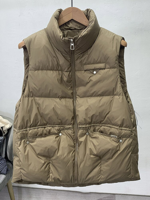 Janveny 2022 Jauna sieviešu ziemas veste īpaši viegla 90% balta pīļu dūnu vestes sieviešu brīvas bezpiedurkņu jakas, vēja necaurlaidīga veste