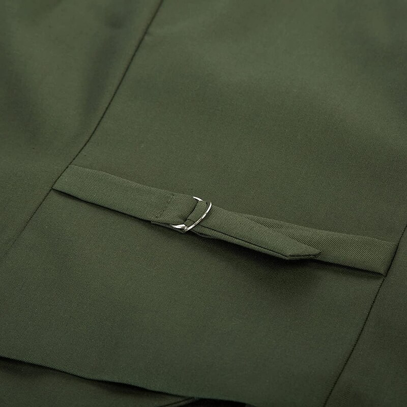 Sieviešu divrindu veste, retro atloka apkakles vestes mētelis ar 2 kabatām, šauri pieguļošs darba apģērbs