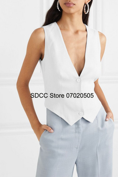 Sieviešu veste Slim Fit bezpiedurknēm jaka ar V veida kakla izgriezumu ar vienrindu ikdienas biroja sieviešu mēteļi chaqueta