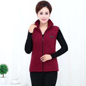 2022. gada jaunais pavasara rudens veste sieviešu lielizmēra 4XL Polar Fleece Mama Vest Lady Fleece vestes Sieviešu topi silta veste