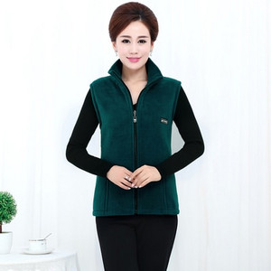 2022. gada jaunais pavasara rudens veste sieviešu lielizmēra 4XL Polar Fleece Mama Vest Lady Fleece vestes Sieviešu topi silta veste