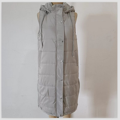 Melna kapuce, vienas rindas Midi motocikla kokvilnas mētelis Veste Eleganta Street Hipster Cardigan Ziemas jaka sievietēm 2022. gada silts mētelis