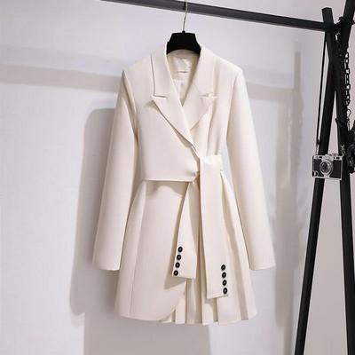 Γυναικεία καμπαρντίνα 2022 Νέο Ανοιξιάτικο φθινόπωρο Ανεμοδαρμένο γυναικείο παλτό με ζώνη ρετρό πανωφόρι γυναικείο κοστούμι Gabardina Mujer