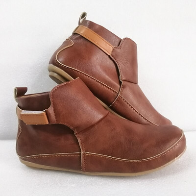 Női csizmák 2022 őszi bokacsizmák alkalmi női cipők csizmák retro lapos csizmák női nagy méretű rövid csizmák Botas De Mujer