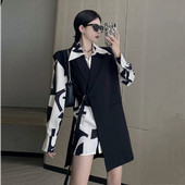 2022. proljeće jesen nepravilno dugo odijelo prsluk ženski korejski stil jakna bez rukava modni elegantni sako prsluk