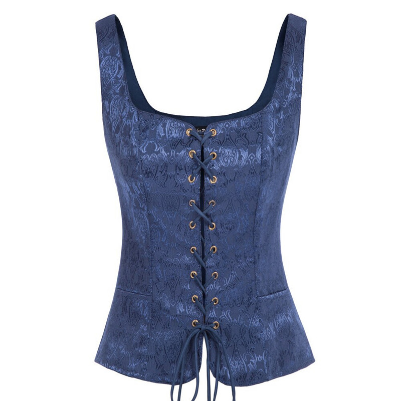 SD Sieviešu jaka Solid Vintage vestes Mākslīgās zamšādas kvadrātveida kakla U-aizmugure žakarda Slim Fit mežģīnēm uz augšu priekšējā veste mētelis veste 2022